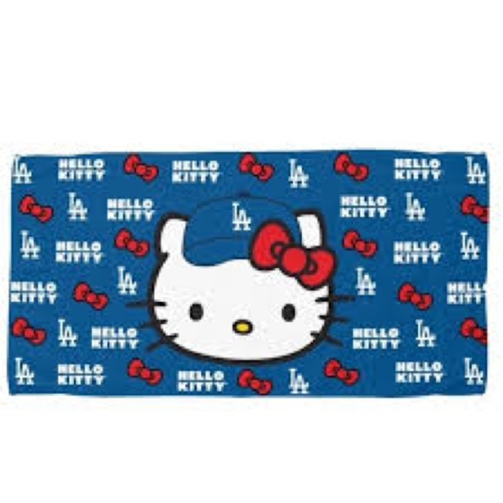 Los Angeles Dodgers x Hello Kitty Towel Limited Edition 2024 (NWT)